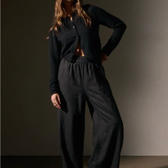NWT James Perse Wide Leg Linen Pants